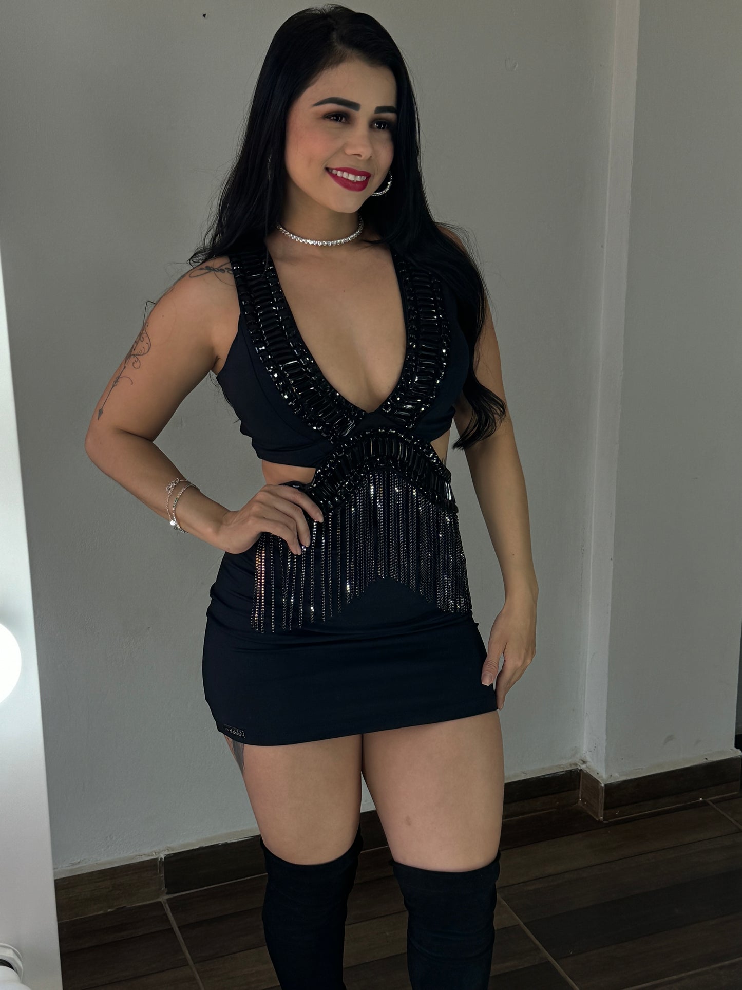 Vestido Black Star luxo ❤️