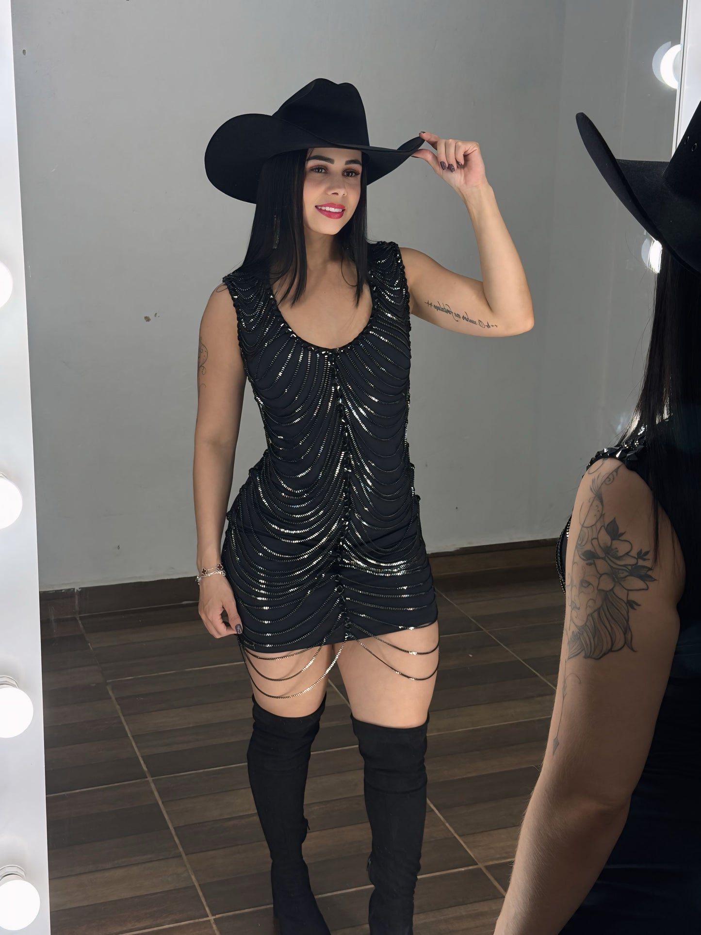 Vestido Corrente luxo