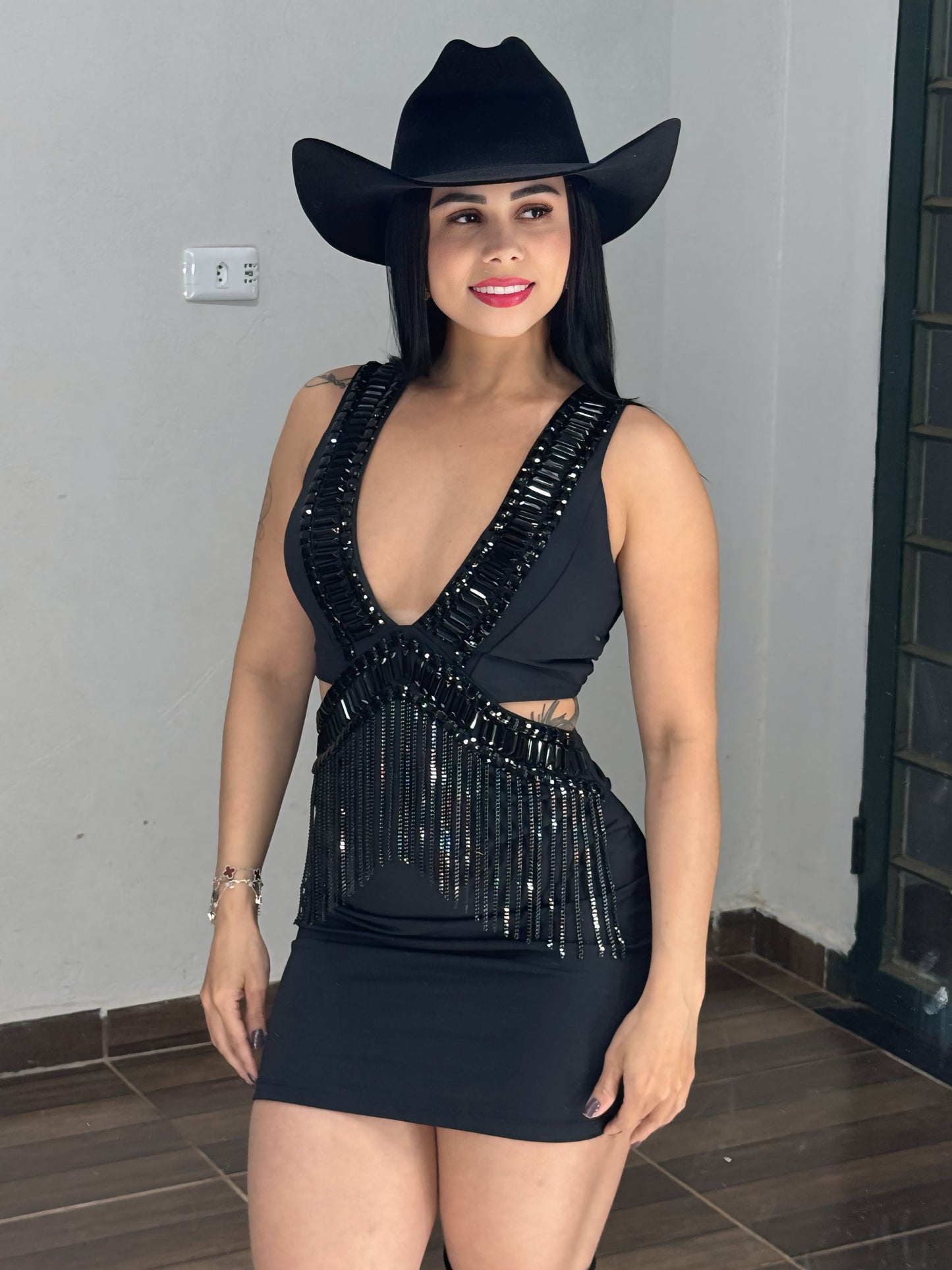 Vestido Black Star luxo ❤️