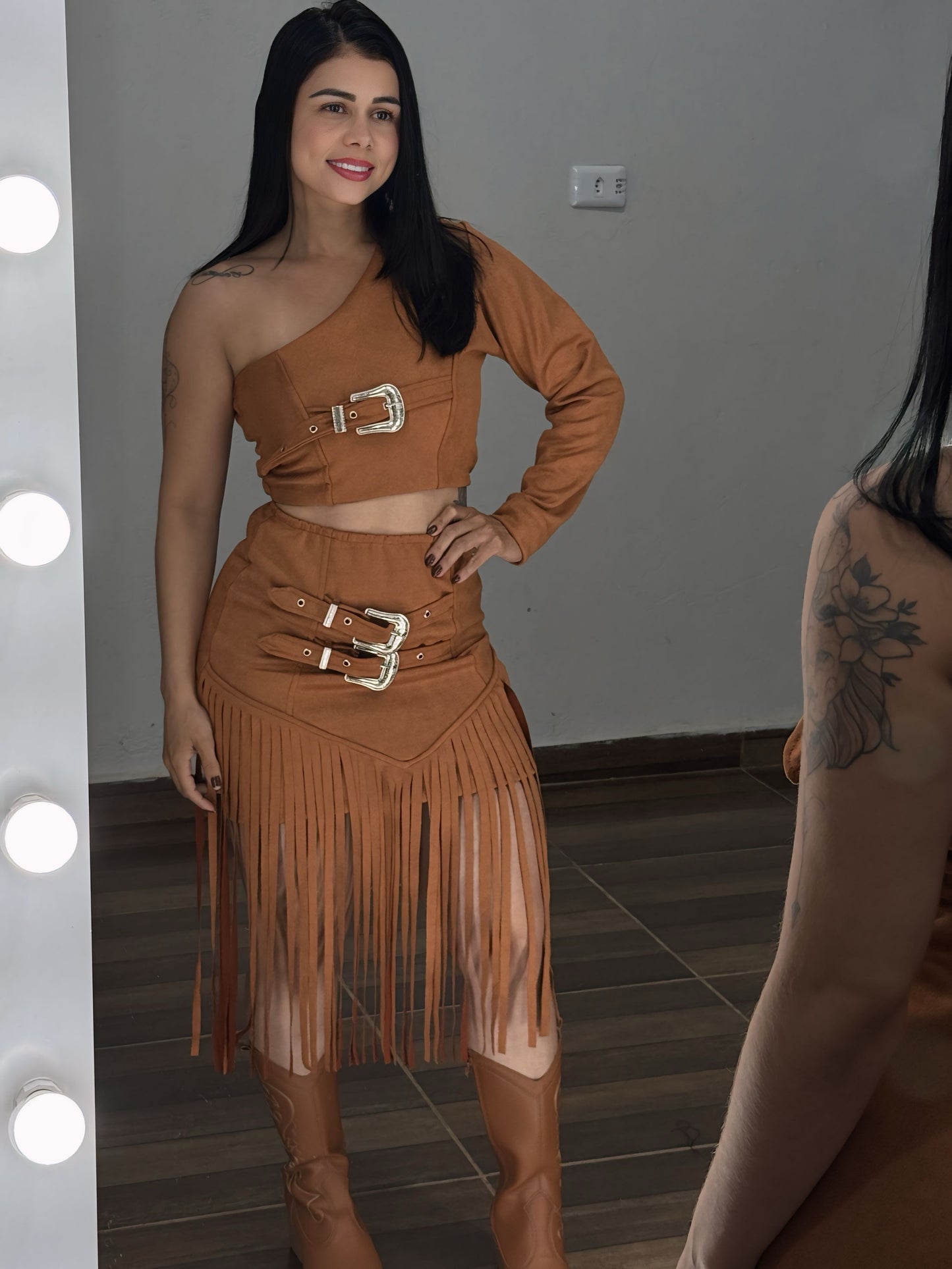 Conjunto Suede Leona