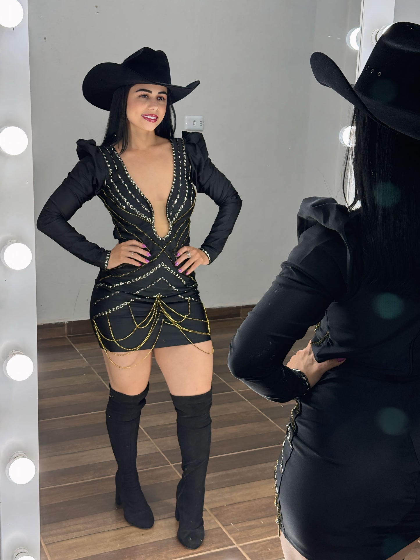 Vestido Dafini Preto