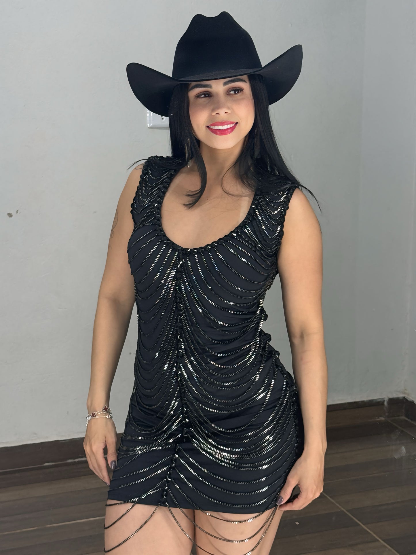 Vestido Corrente luxo