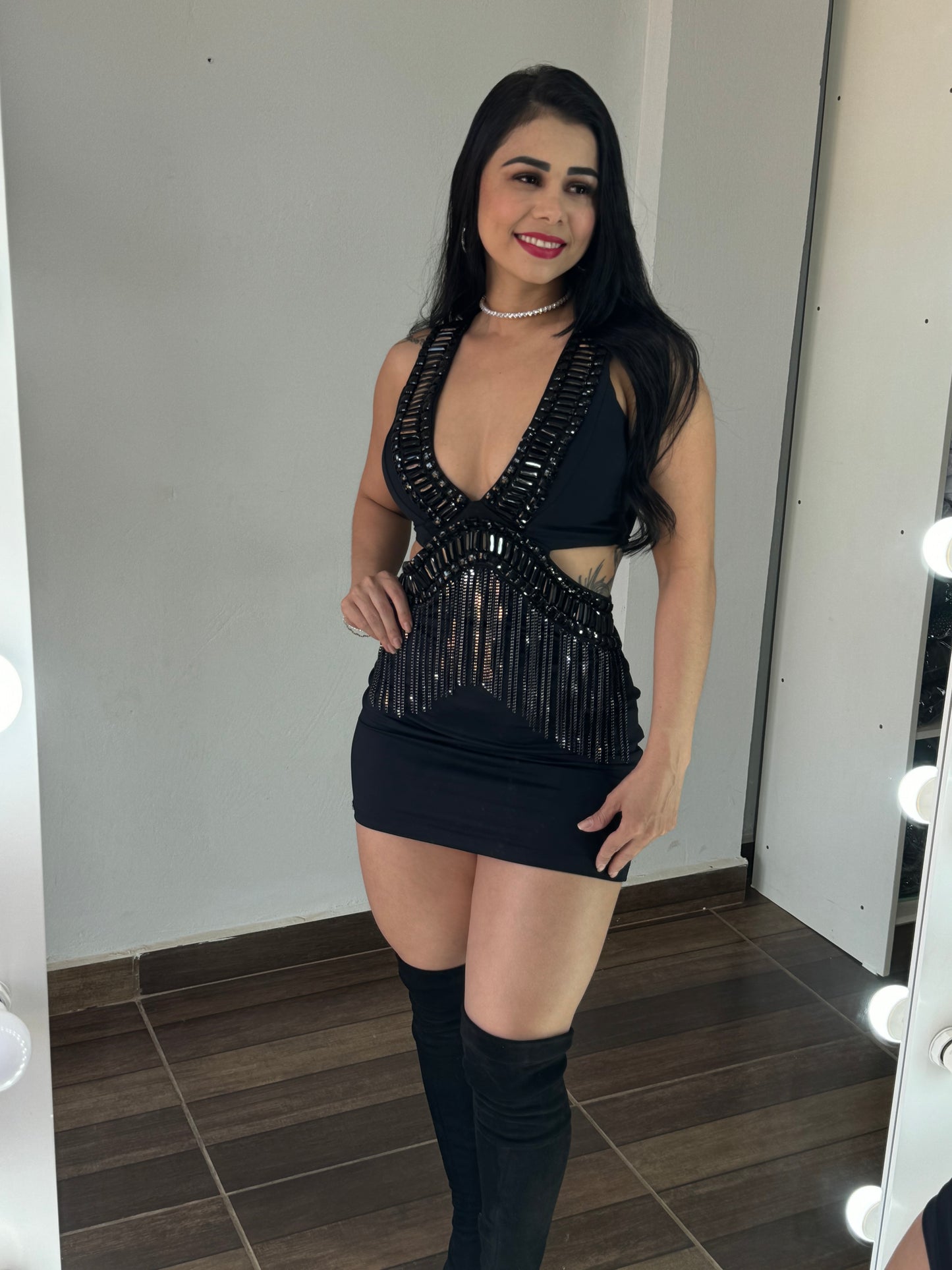 Vestido Black Star luxo ❤️