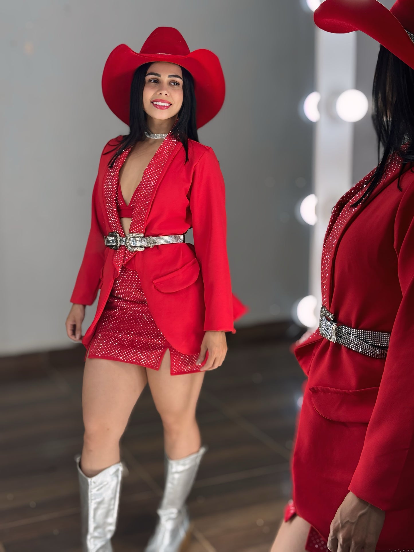 Conjunto cristal 3 peças kit