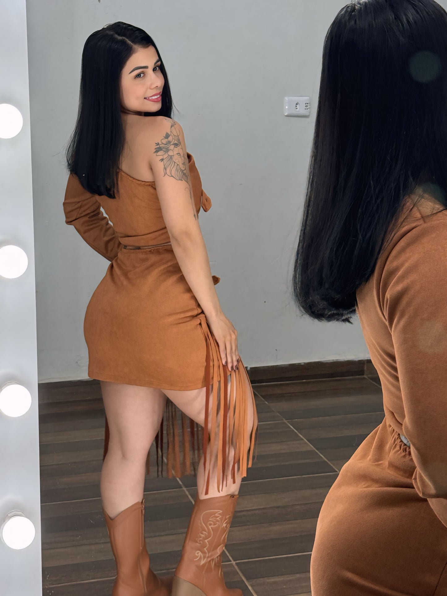 Conjunto Suede Leona