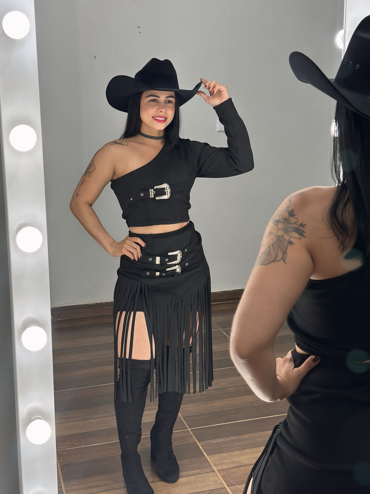 Conjunto Suede Leona