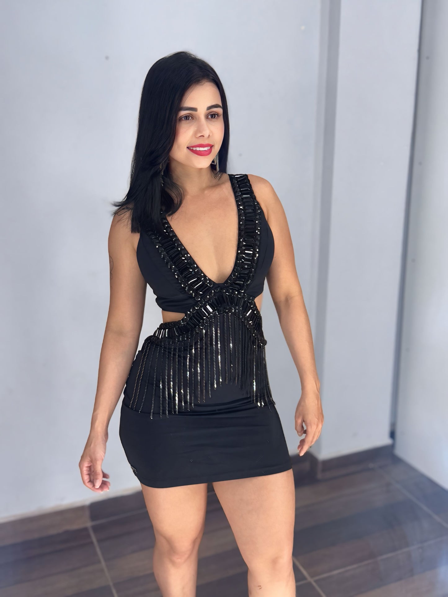 Vestido Black Star luxo ❤️