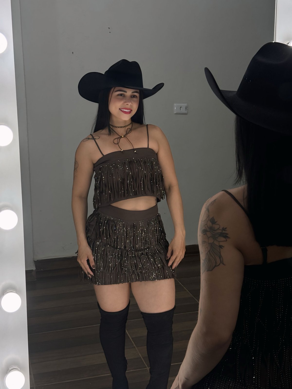 Conjunto Franja Brilho 😍 - Preciosa by Catiuse Daniela