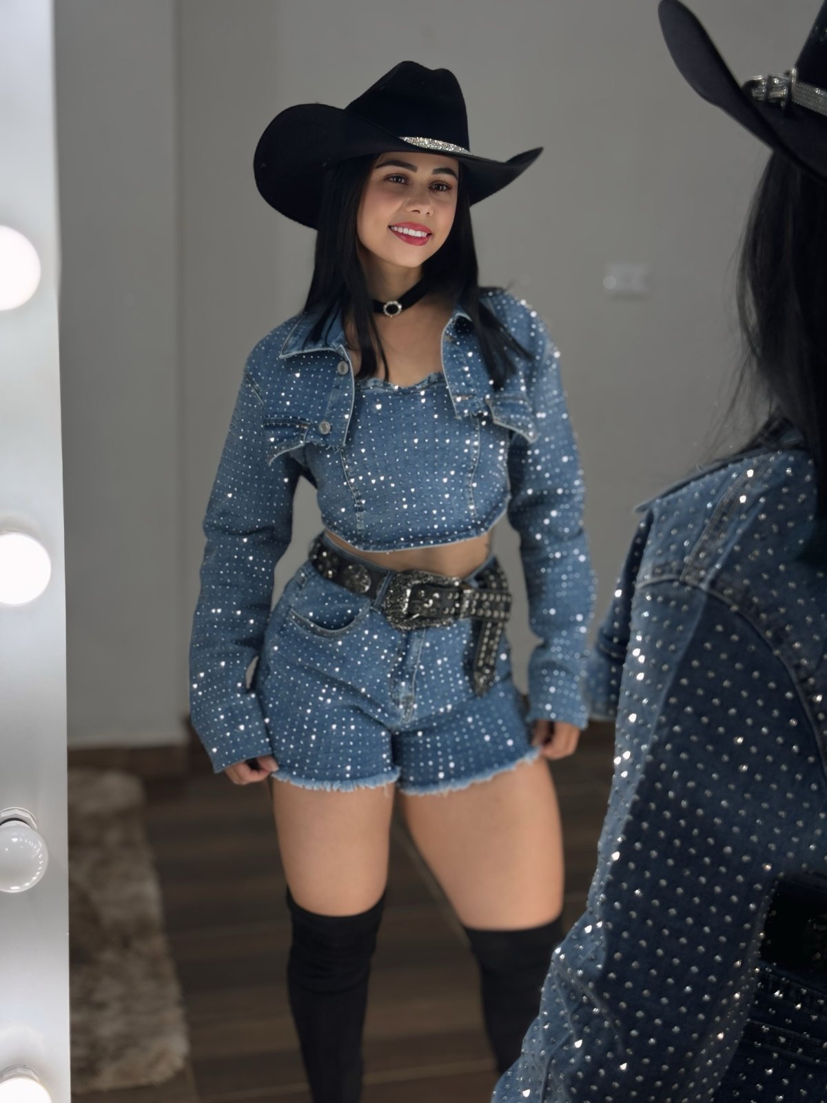 Conjunto Jeans Shine - Preciosa by Catiuse Daniela