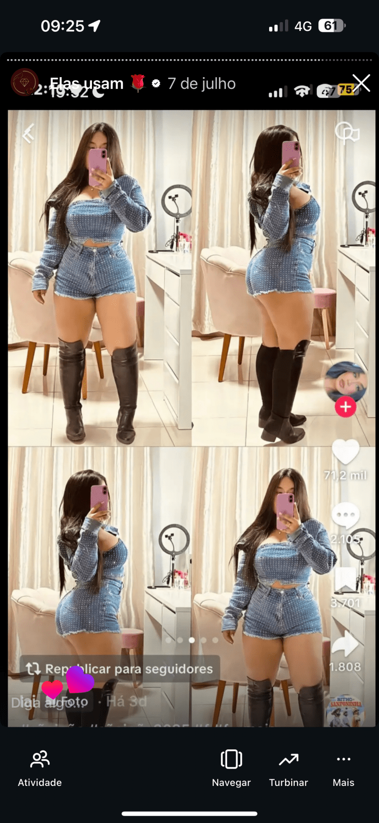 Conjunto Jeans Shine - Preciosa by Catiuse Daniela