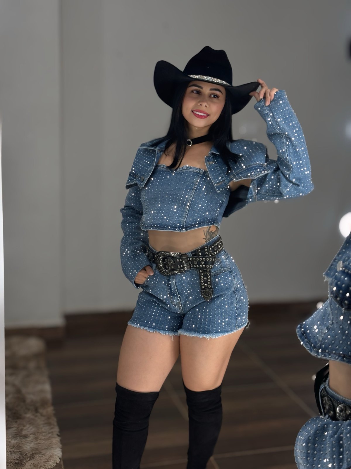 Conjunto Jeans Shine - Preciosa by Catiuse Daniela