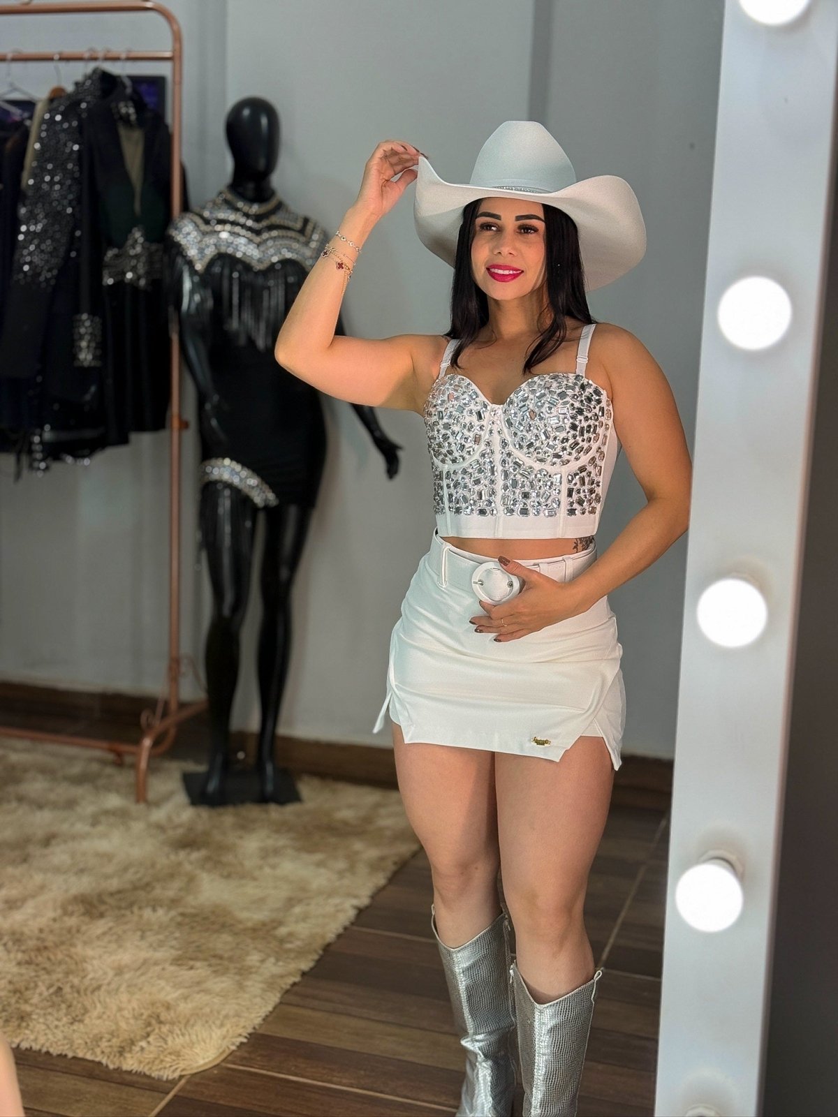 SHORT SAIA MONTARIA LUXO COM CINTO - Preciosa by Catiuse Daniela
