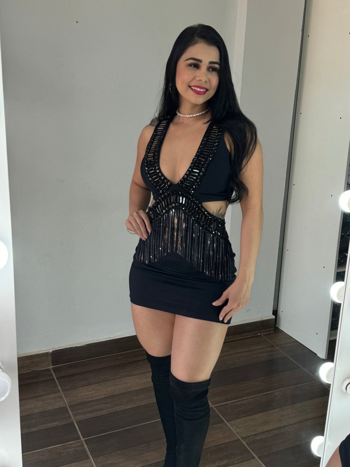 Vestido Black Star luxo ❤️ - Preciosa by Catiuse Daniela