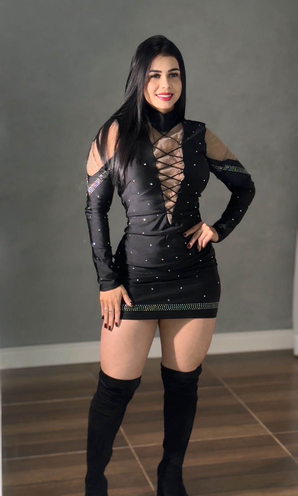 Vestido com brilho , Modelador - Karina - Preciosa by Catiuse Daniela