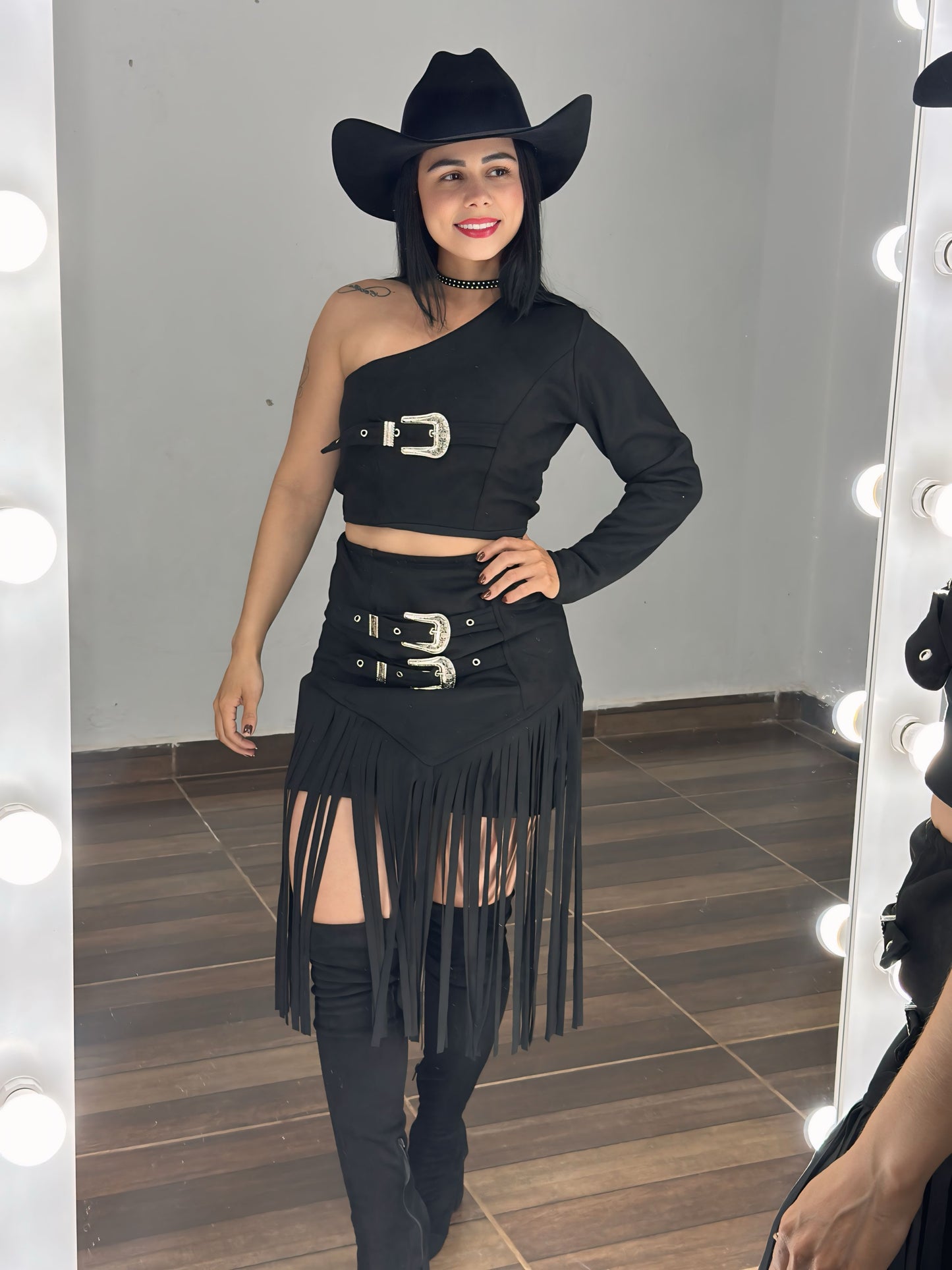 Conjunto Suede Leona