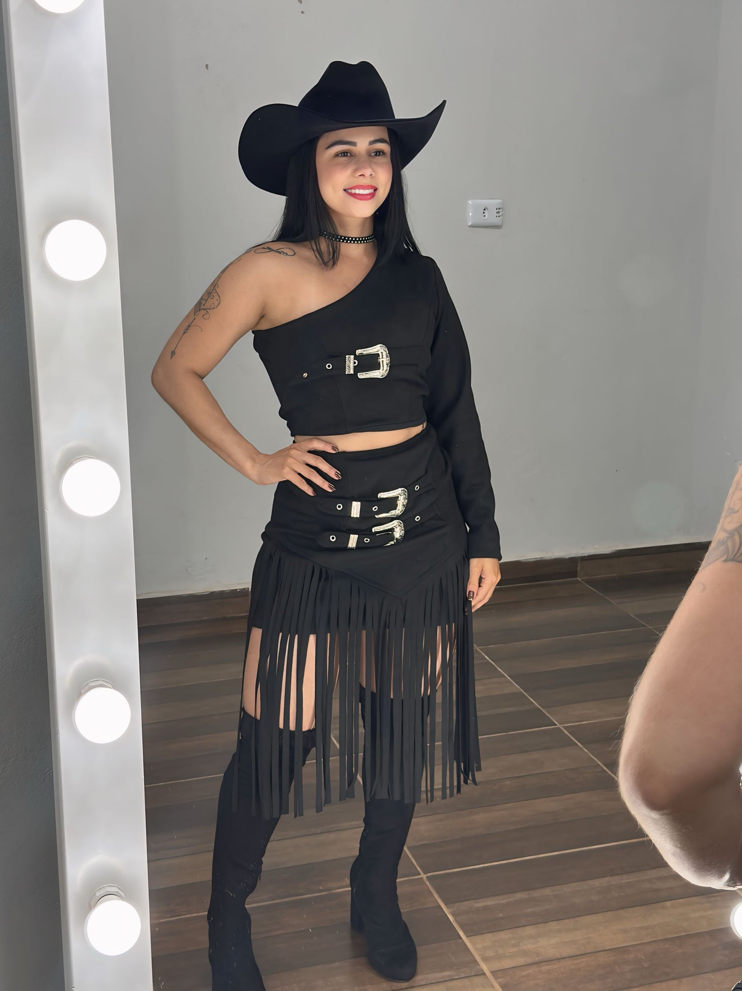 Conjunto Suede Leona