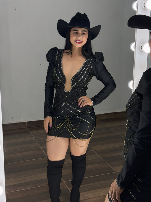 Vestido Dafini Preto