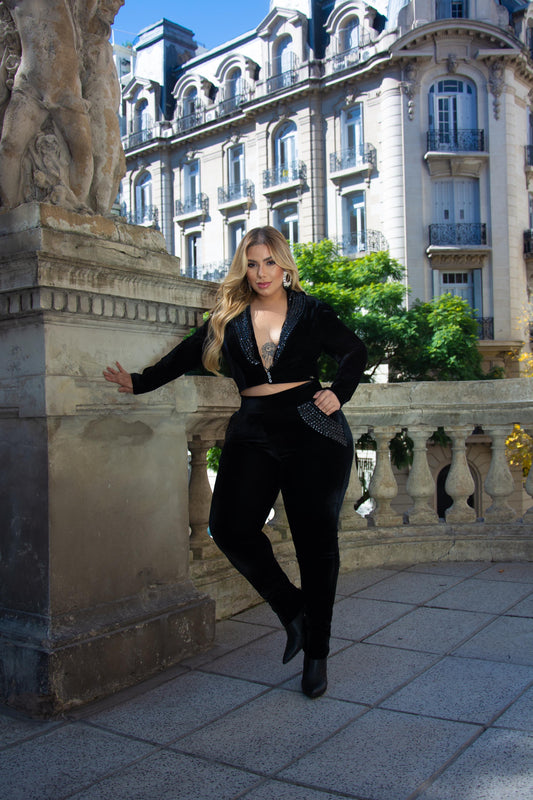 Conjunto Veludo Lana