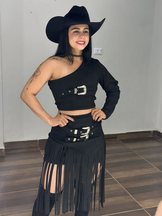Conjunto Suede Leona