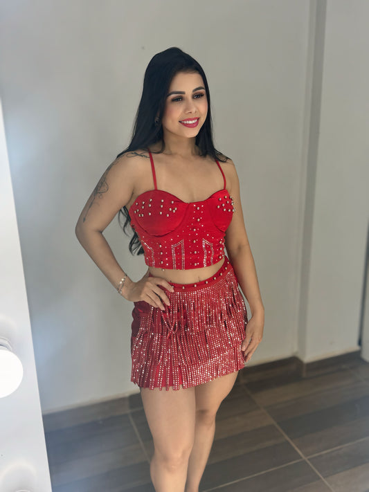 Conjunto Franja brilho l