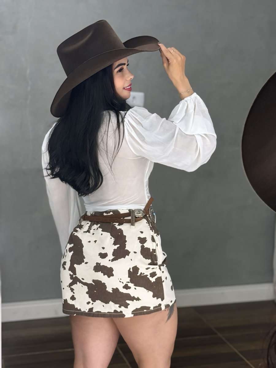 Body de Tule Premium Importado | Manga Bufante e Alta Elasticidade - Preciosa by Catiuse Daniela