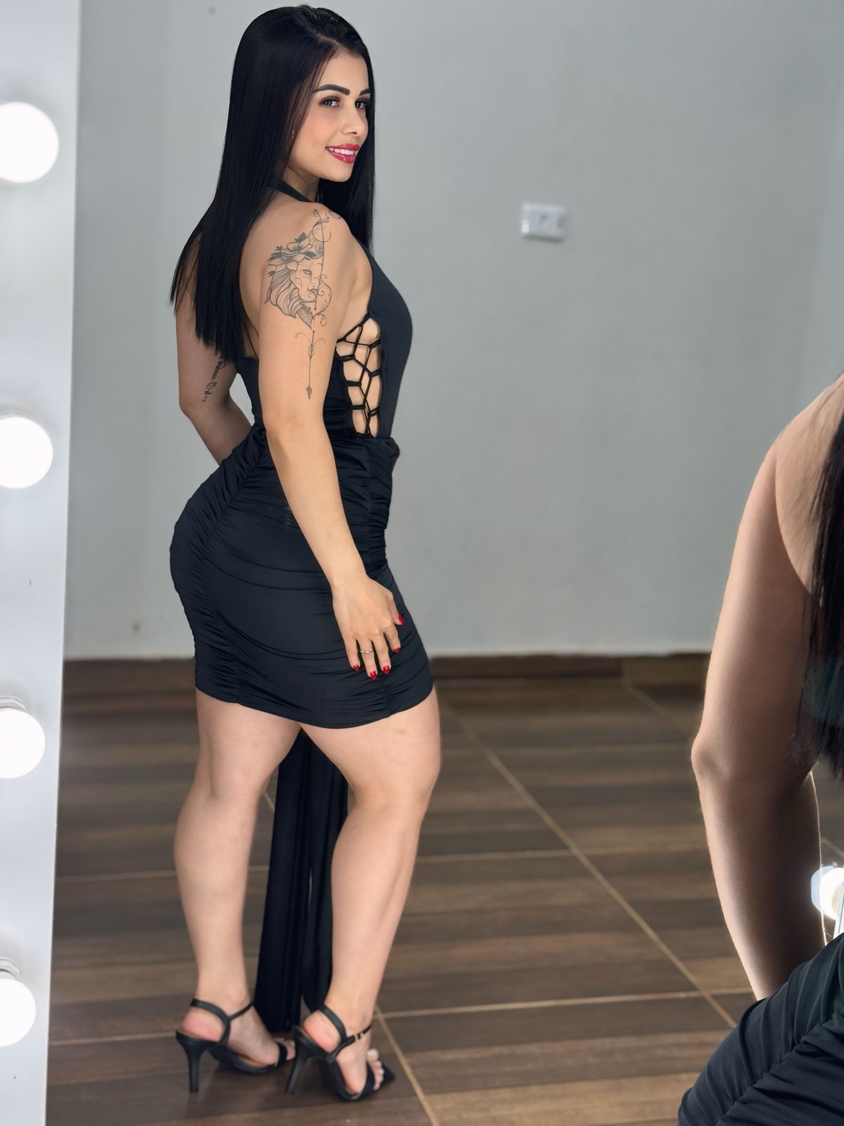 Conjunto Body e Saia Drapeada Luiza Luxo | Poliamida Premium | Festa Natal & Ano Novo - PAULA MELLO - Preciosa by Catiuse Daniela