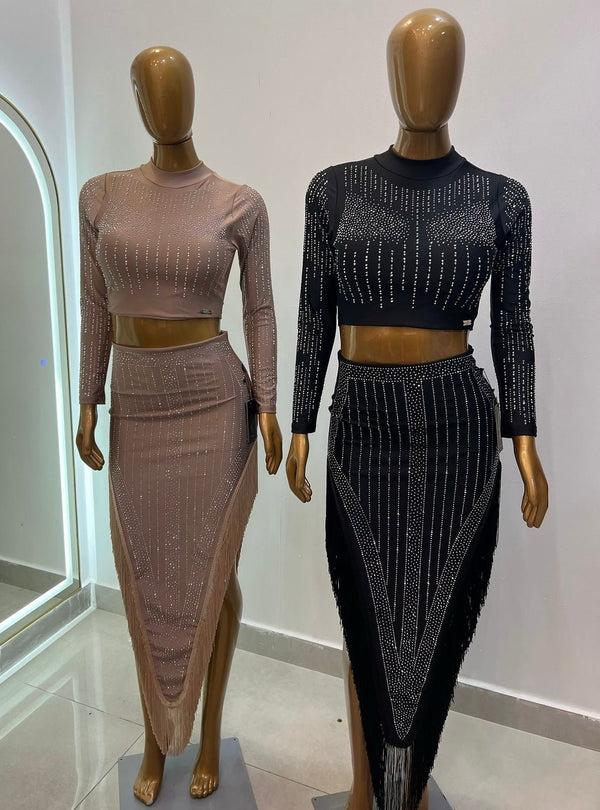 Conjunto Carol franja luxo - Preciosa by Catiuse Daniela