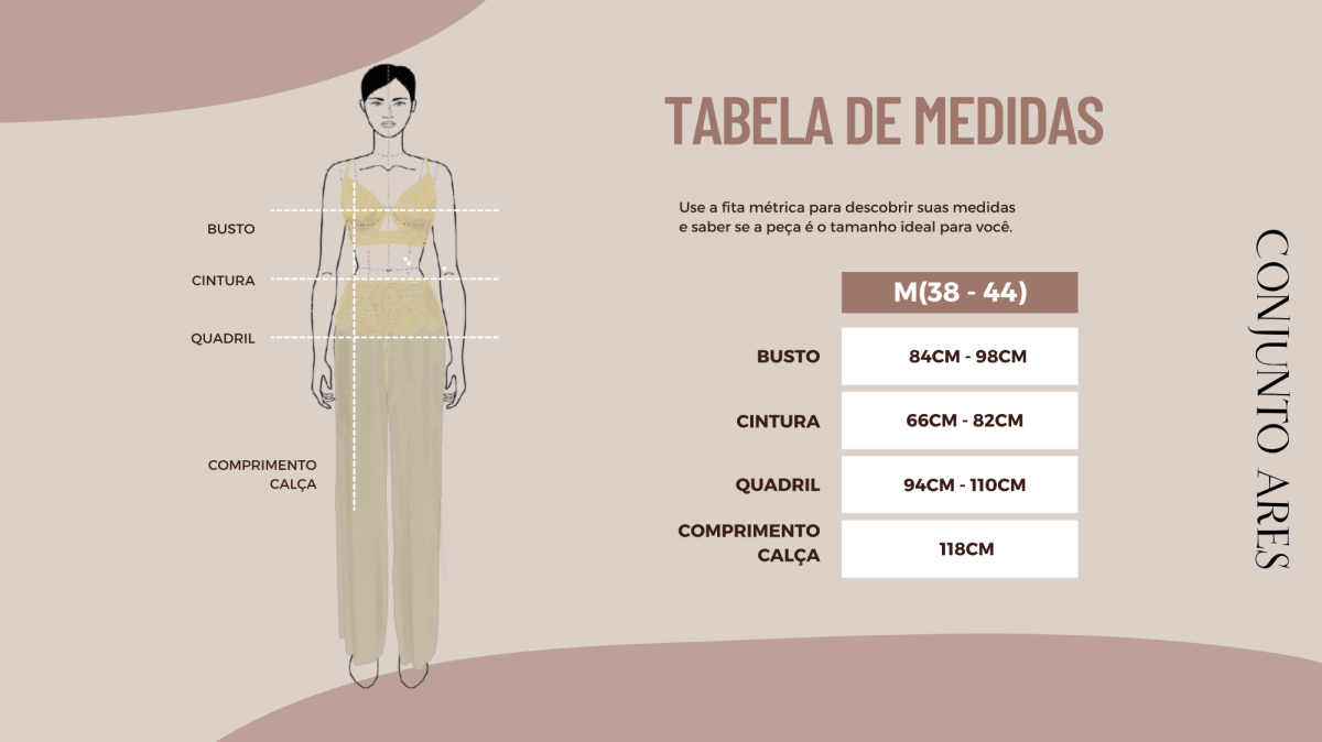 Conjunto Crochê e Pantalona Ares | Malha Texturizada e Moda Artesanal - Preciosa by Catiuse Daniela