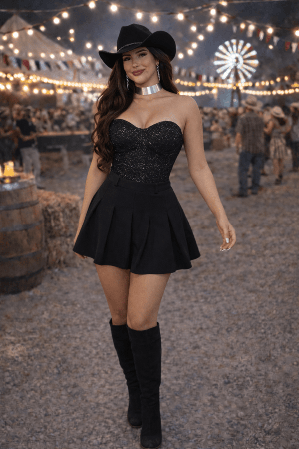 Corsele Paetê Carla Luxo | Brilho Intenso e Modelagem com Bojo - Preciosa by Catiuse Daniela