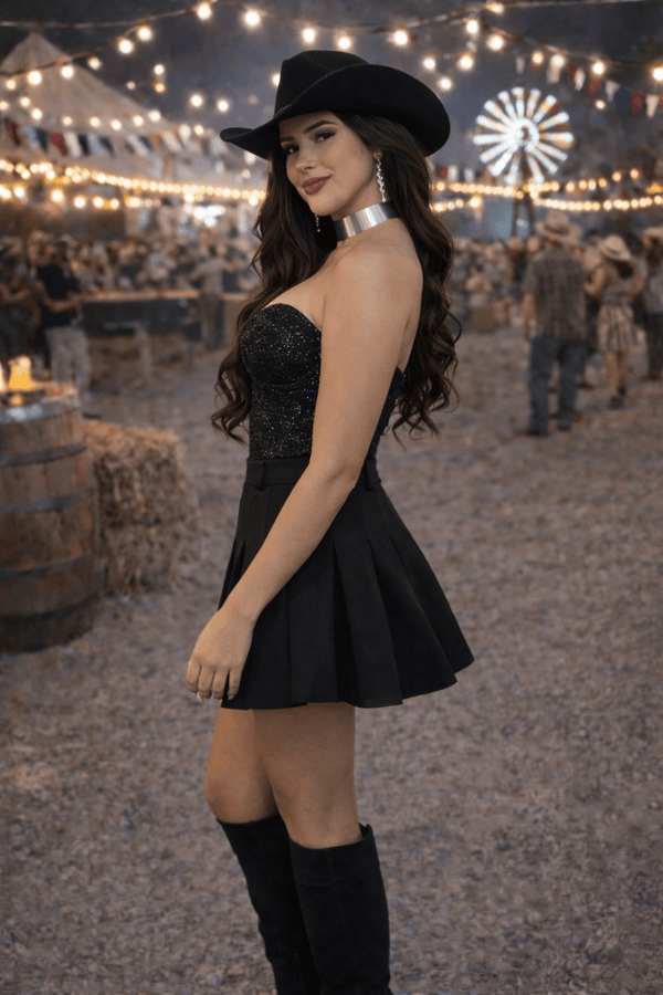 Corsele Paetê Carla Luxo | Brilho Intenso e Modelagem com Bojo - Preciosa by Catiuse Daniela