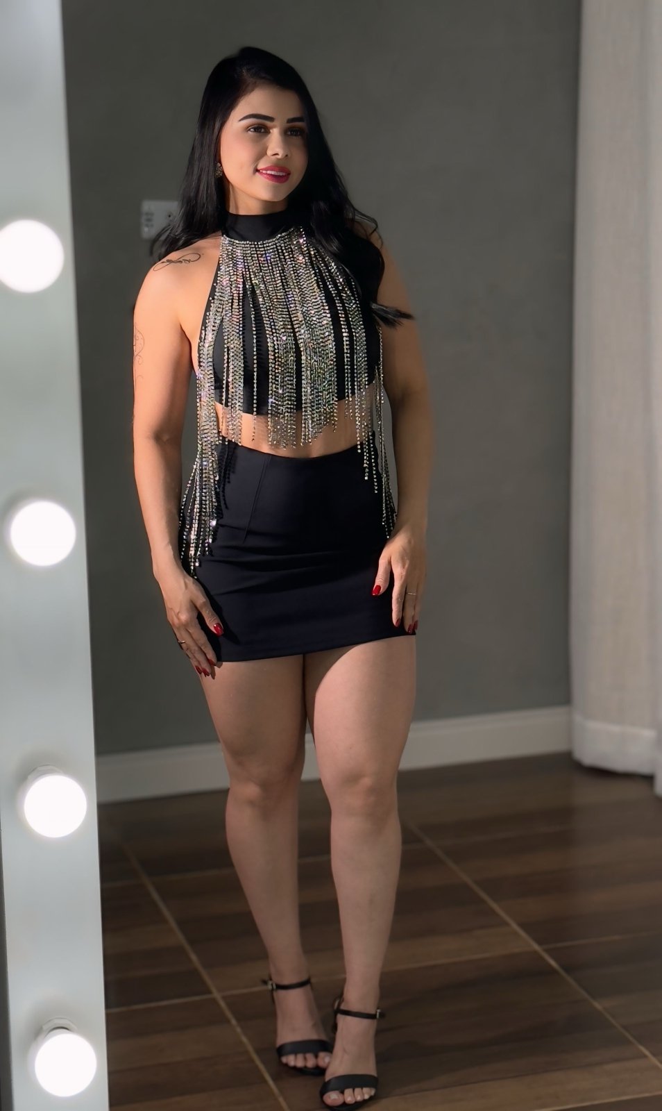 CROPPED FRANJA STRASS LUIZA - Preciosa by Catiuse Daniela