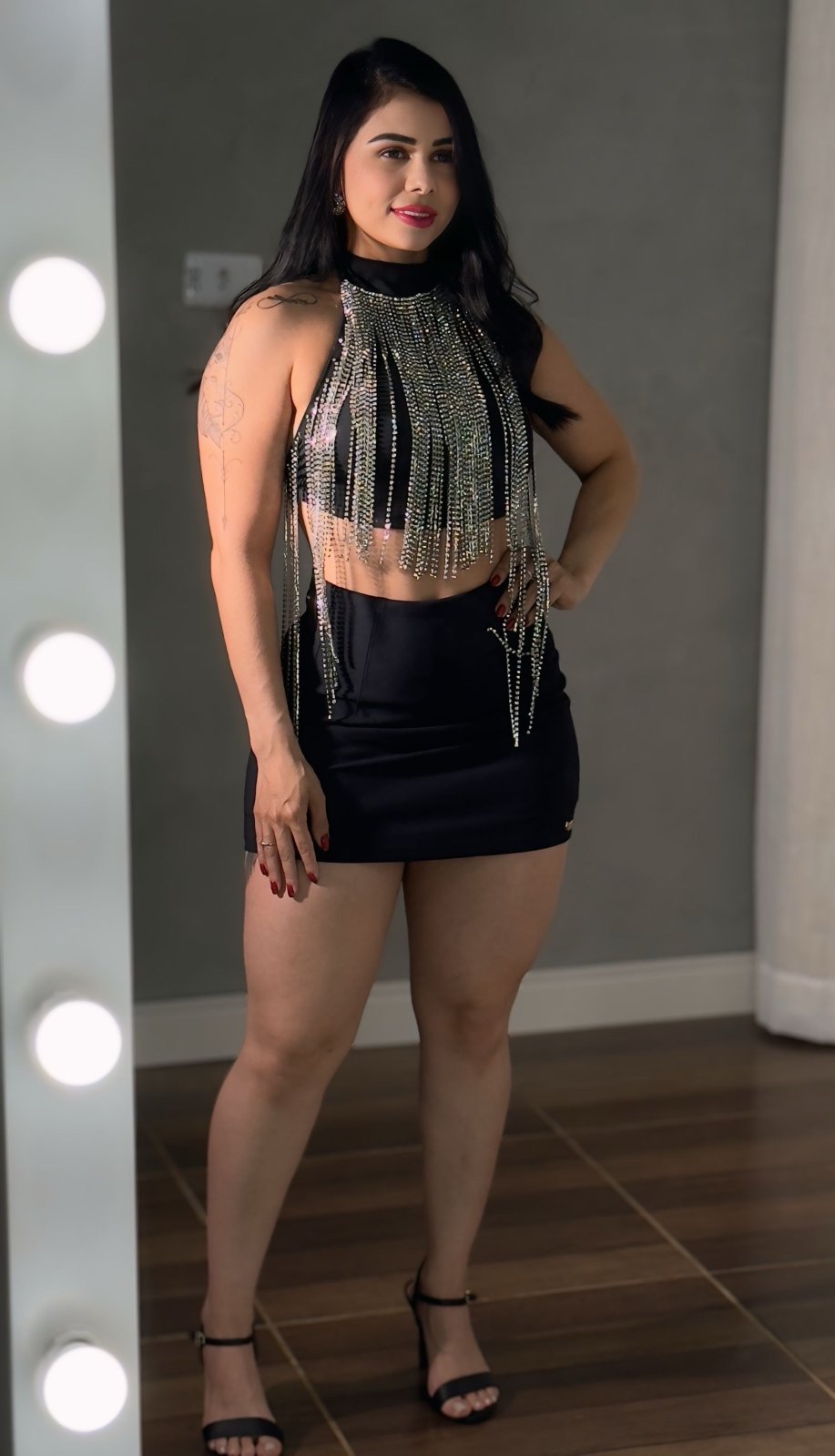CROPPED FRANJA STRASS LUIZA - Preciosa by Catiuse Daniela