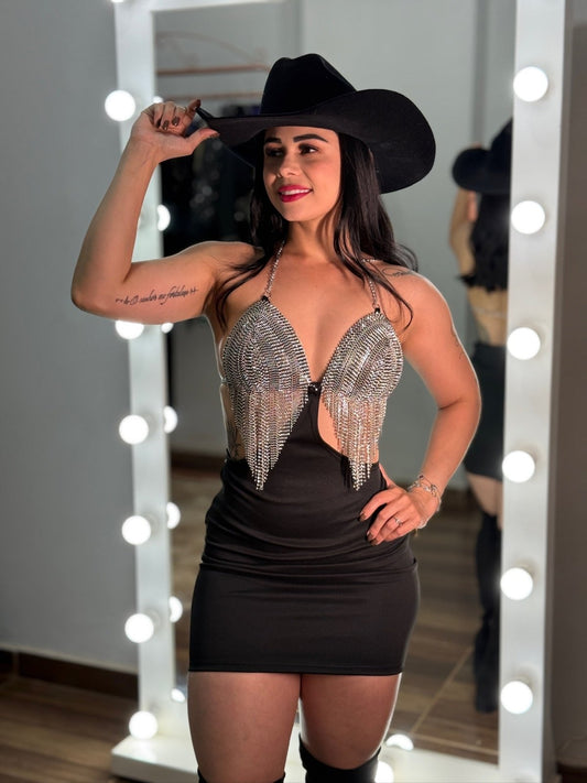 Vestido Ágatha – Sensualidade & Brilho - Preciosa by Catiuse Daniela