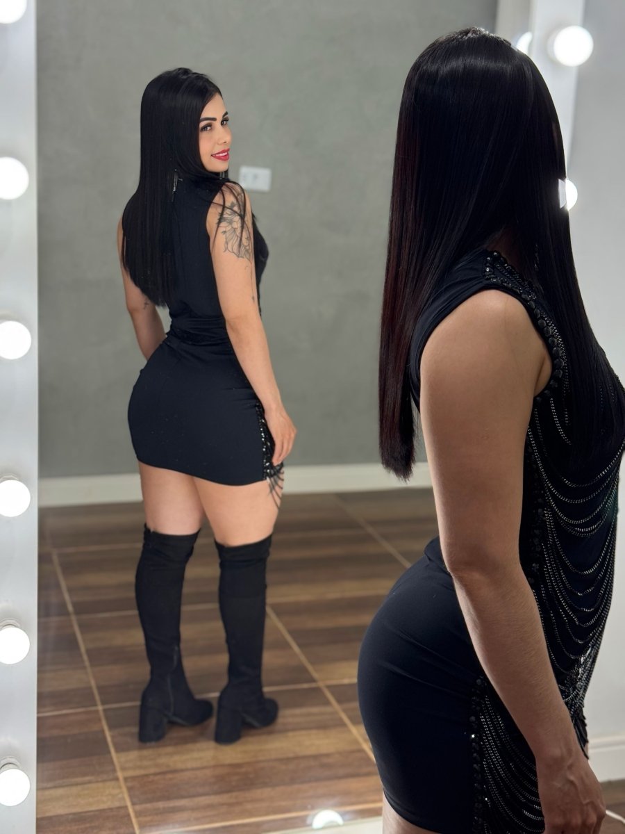 Vestido Corrente Luxo Cascata | Poliamida (38 - 44) - Preciosa by Catiuse Daniela