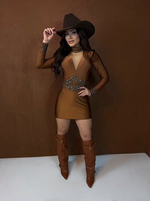 Vestido Curto Alice | Tecido Modelador, Pedrarias e Brilho para Festa - Preciosa by Catiuse Daniela