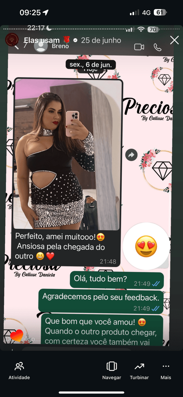 Vestido festa com brilho e pedrarias Helena - Preciosa by Catiuse Daniela