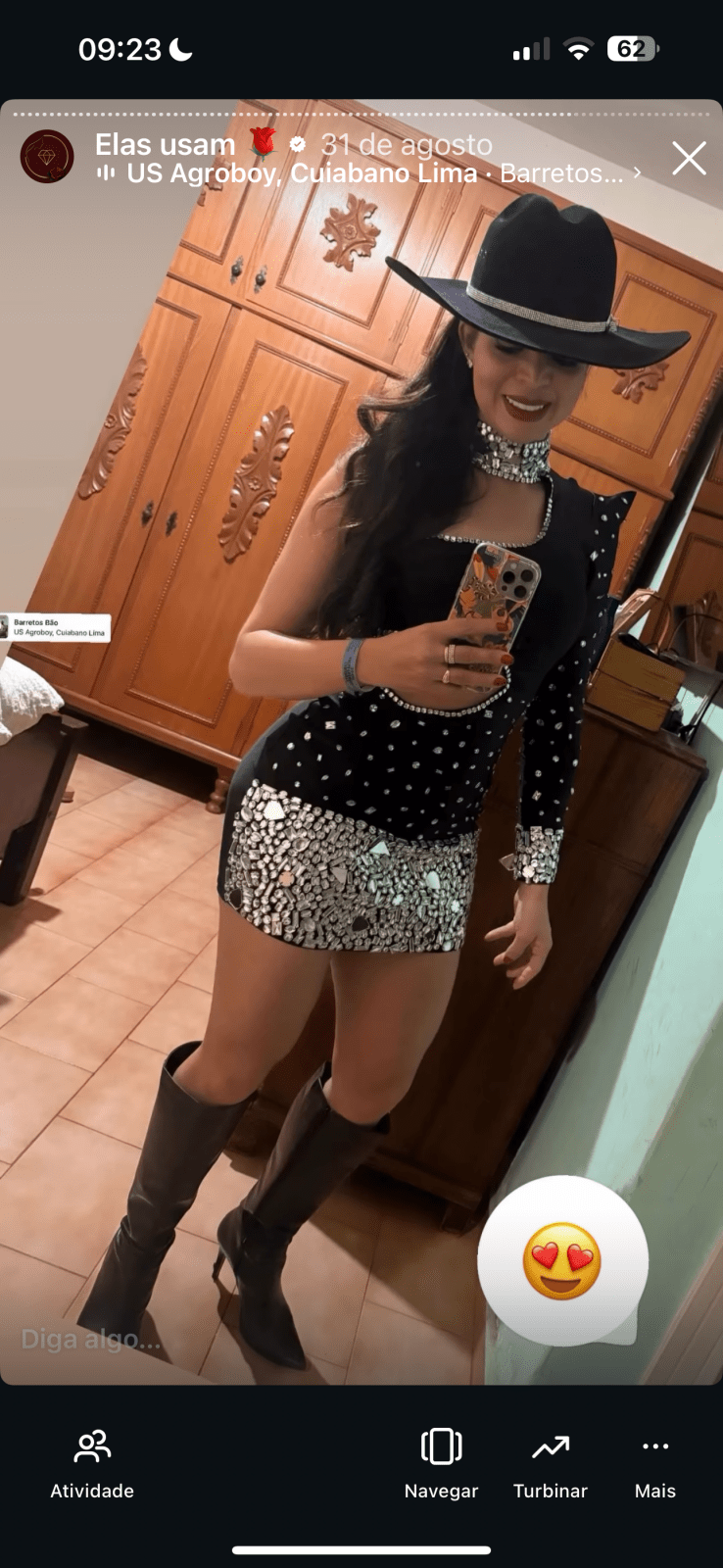 Vestido festa com brilho e pedrarias Helena - Preciosa by Catiuse Daniela