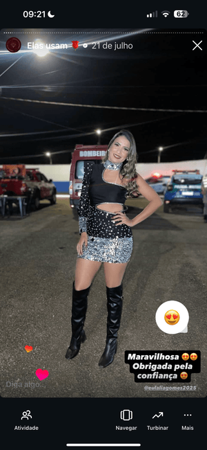 Vestido festa com brilho e pedrarias Helena - Preciosa by Catiuse Daniela