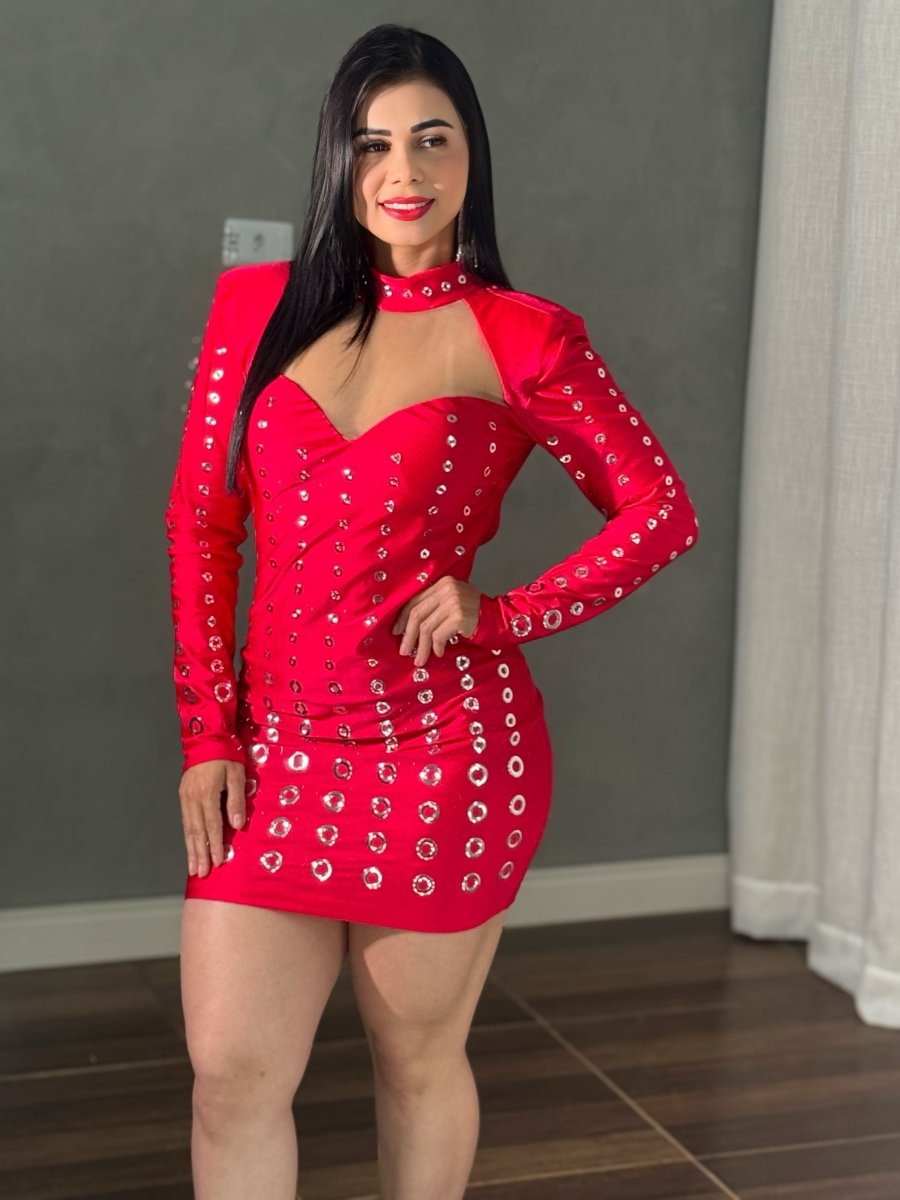 Vestido Ilhós Costa Nua e Ombreira Paloma - Preciosa by Catiuse Daniela