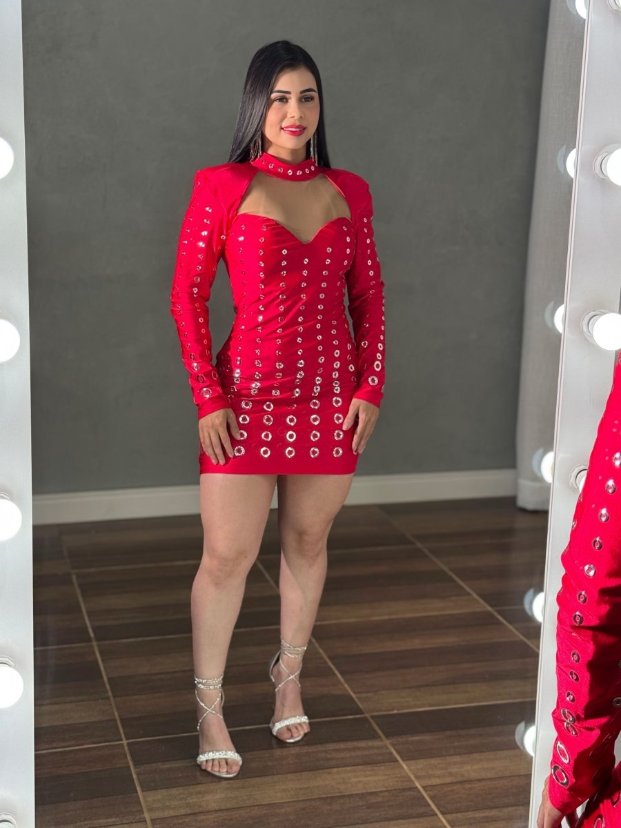 Vestido Ilhós Costa Nua e Ombreira Paloma - Preciosa by Catiuse Daniela