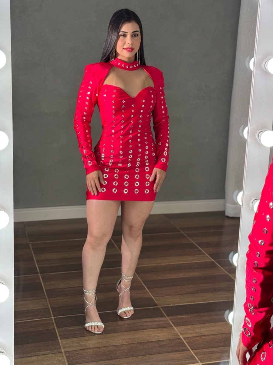 Vestido Ilhós Costa Nua e Ombreira Paloma - Preciosa by Catiuse Daniela