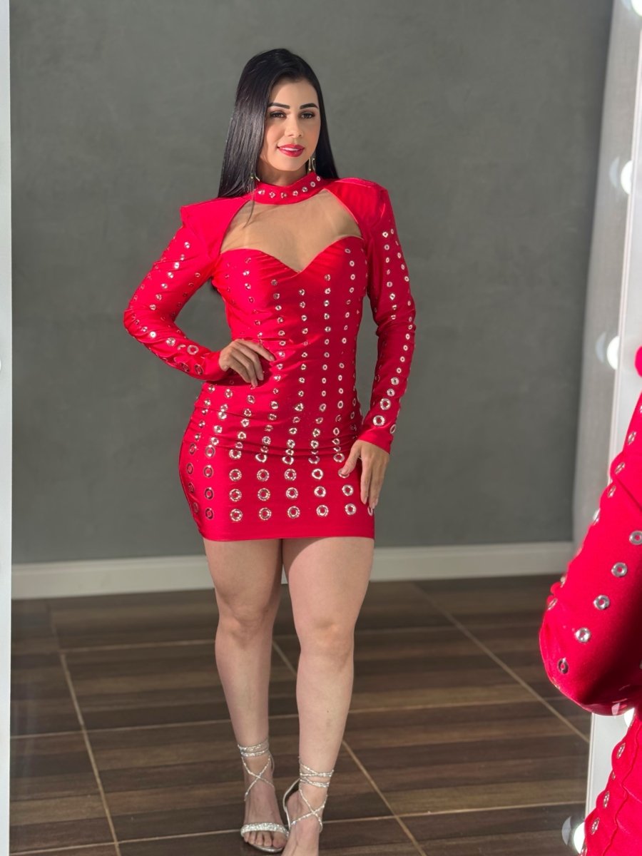 Vestido Ilhós Costa Nua e Ombreira Paloma - Preciosa by Catiuse Daniela