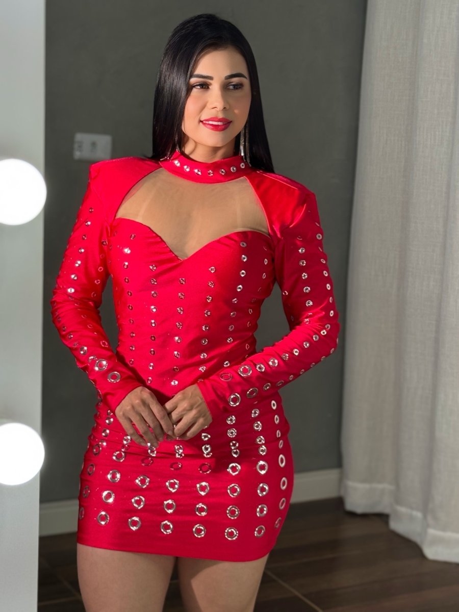 Vestido Ilhós Costa Nua e Ombreira Paloma - Preciosa by Catiuse Daniela